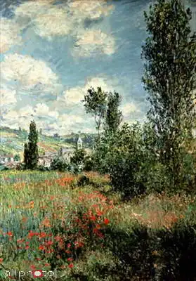 Monet, Claude: Path blossoming f...